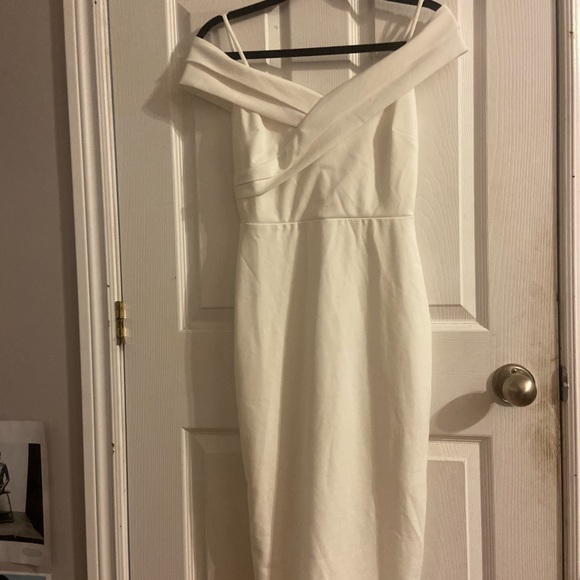 White formal graduation dress - Picture 4 of 7